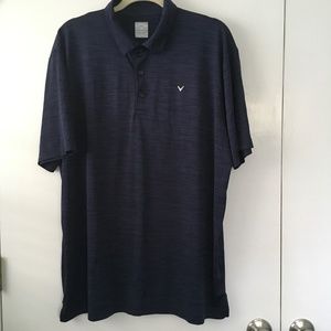 Callaway, navy golf shirt, XL